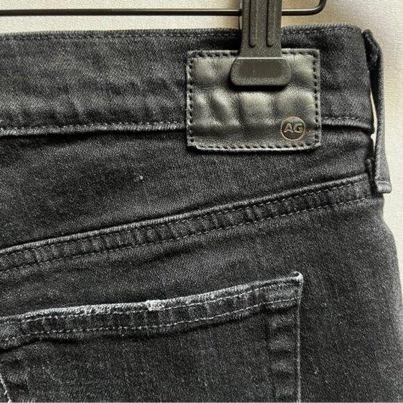 AG Adriano Goldschmied Black Beau Slouchy Distressed Skinny Women's Jeans Sz 26R - Picture 5 of 14
